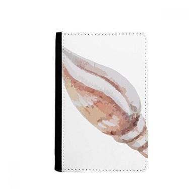 Imagem de Caracol Vida Marinha Ilustração Colorida Porta Passaporte Notecase Burse Carteira Capa Cartão Bolsa, Multicolor