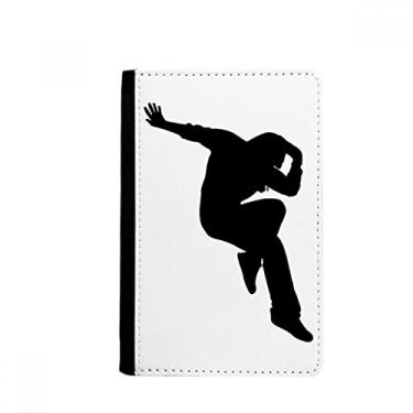 Imagem de Hip Pop Jumping Performance Dancer Passport Holder Notecase Burse Carteira Capa Cartão Bolsa, Multicolor