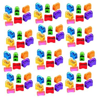 Imagem de Apontador de lápis de plástico em massa sortido, ASSORTED, 72 Pack