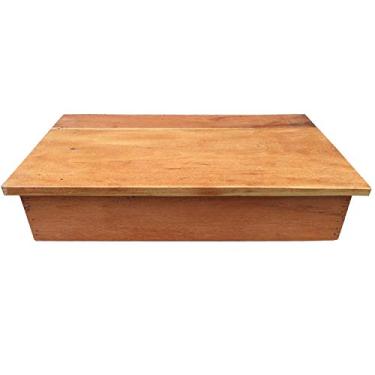 Imagem de Bancada de Banheiro Fabricada em Madeira de Demolição 70x40