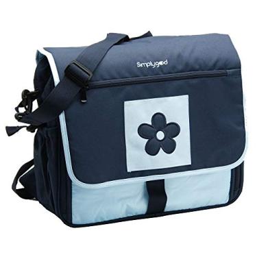 Imagem de Bolsa Daisy Diaper - Navy Light Blue, Simply Good, Azul Claro e Azul Marinho, Tamanho Único