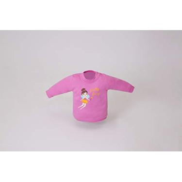 Imagem de Mini ID Camiseta Manga Longa Rosa Medio Pequeno