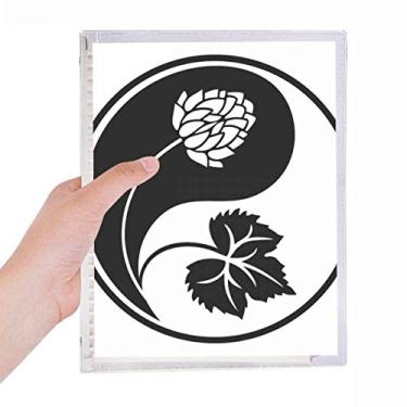 Imagem de Caderno com estampa de flores Yin-yang da Culture Religion