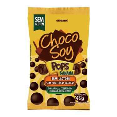 Imagem de Choco Soy Pops Banana Passa Coberta com Chocolate com 40g 40g