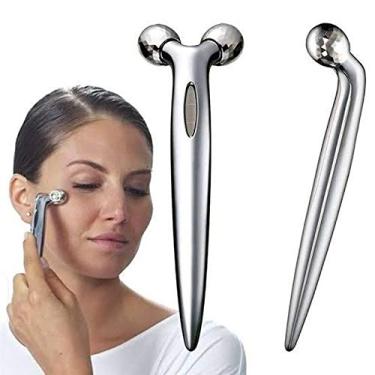 Imagem de Casas Almeidas Massageador Facial Corporal 3D Relaxante Terapêutico - Prata