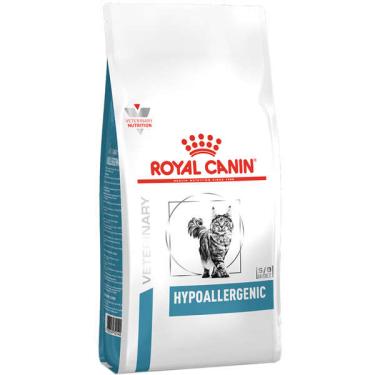 Imagem de Ração Royal Canin Veterinary Hypoallergenic para Gatos Adultos - 4 Kg