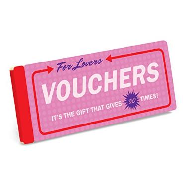 Imagem de Knock Knock Vouchers para amantes - Livro de cupons de amor para namorado, namorada, cônjuges e parceiros (20 cupons), 20 x 3,25 polegadas