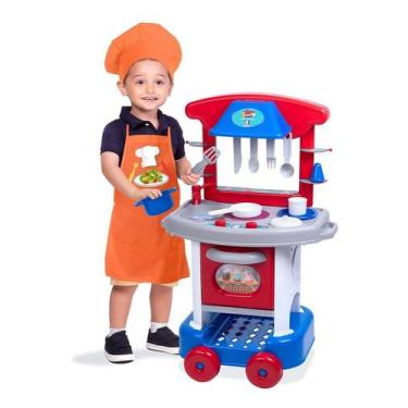 Imagem de Cozinha Infantil Completa Play Time Brinquedo - Cotiplás