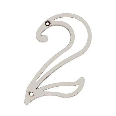 Imagem de Numero Residencial 2 em Zamac Niquelado - Silvana