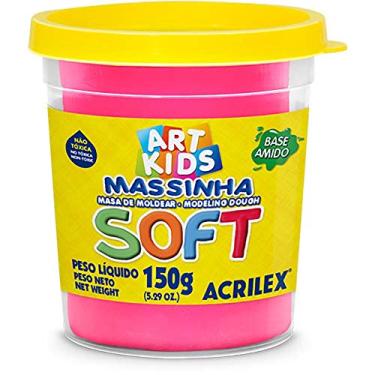 Imagem de Acrilex Massinha de Modelar Soft, Pote 150g, c/ 6 unidades - Acrilex - Maravilha