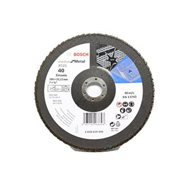 Imagem de Bosch Disco Flap Standard for Metal; 180mm G40; Curvo