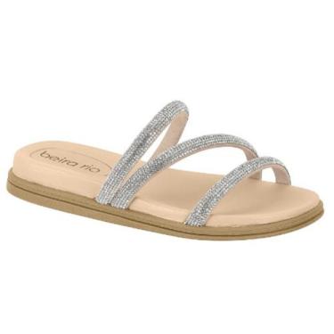 Imagem de Chinelo Beira Rio 8488.108 Tira  Boreal/Creme