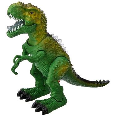 Imagem de Dinossauro Tiranossauro Rex com Luz e Som Marrom Zoop Toys