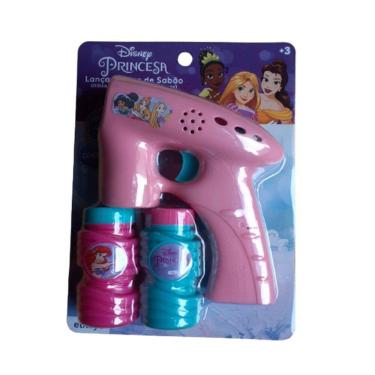 Imagem de Brinquedo Lança Bolhas de Sabão Elétrico Com Luz Princesas