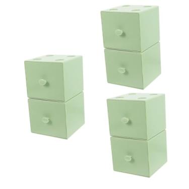 Imagem de LALAFINA 6 Peças Caixa De Armazenamento Organizador De Maquiagem Gaveta Organizador De Jóias Cosméticos Para Gaveta Pequena Gaveta Organizador De Mesa Com Gavetas Organizador Empilhável