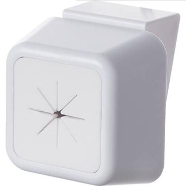 Imagem de Toalheiro sem perfuração Plugue magnético de armazenamento de toalhas de cozinha Rack de armazenamento de toalhas de banheiro (rack de armazenamento branco-A)