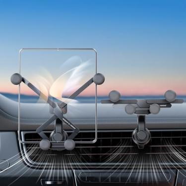 Imagem de xuenair Z Fold 7 6 5 4 3 2 acessórios de montagem de carro, [2 formas e capa grossa] Suporte de celular gravidade para Samsung Galaxy Fold 7 6 5 4 3 2 Google Pixel 9 Pro Fold S25 Ultra iPhone 17 16 15