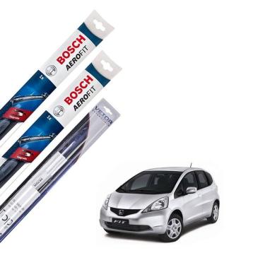 Imagem de Kit palheta limpador parabrisa honda fit 2004 2005 2006 07