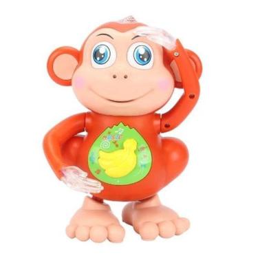Imagem de Brinquedo Infantil Macaco Dançarino Luz Som