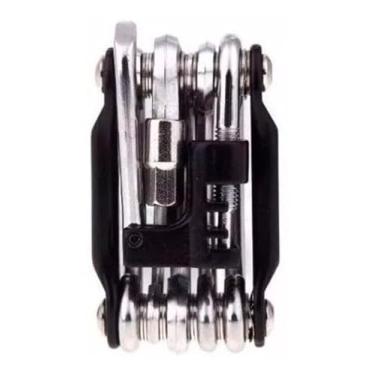 Imagem de Jogo De Chaves Para Bike Bicicleta Tipo Canivete 12 Funções Kit Ferramentas Corrente