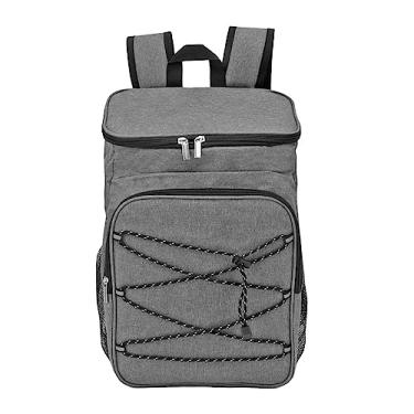 Imagem de ZJchao Mochila Térmica Isolada para Acampamento, Bolsa Térmica Com Porta-copos para Alimentos, Bebidas, Celulares, Carteiras, Lancheiras