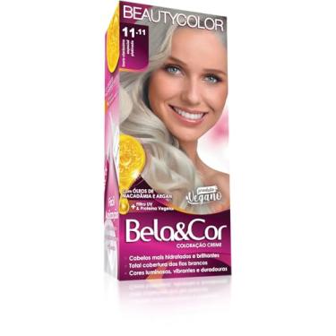 Imagem de Coloração Bela&Cor - 11.11 Louro Claríssimo Especial Platinado