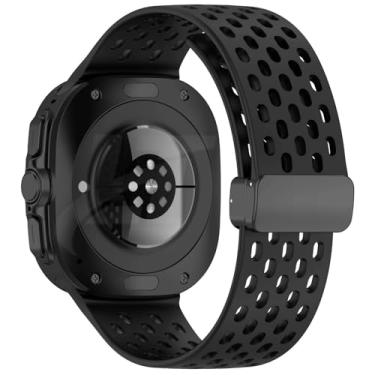 Imagem de Pulseira Sport Fecho Magnetico LTimports compativel com Galaxy Watch Ultra 47mm Sm-L705 e Sm-L705F (LT-Preto)