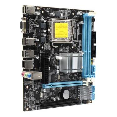 Imagem de Placa Mãe 775 Ddr3 G41 P/ Dual Core/core2duo Core2quad Nova Cor Preto 