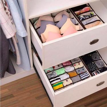 Imagem de Colmeia Organizadora de Sutiã Roupas Closet Armario Dobrável  - Secalu