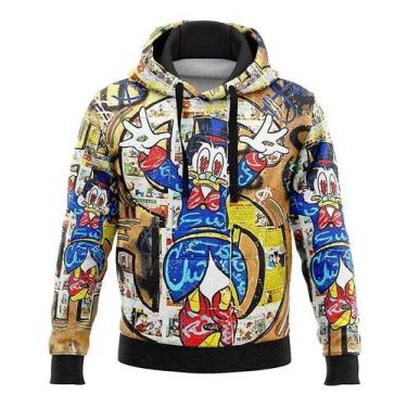 Imagem de Blusa De Frio Mandrake Moletom De Quebrada Favela Cifrão Tio Patinhas 