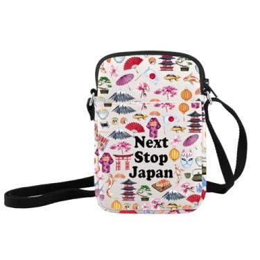 Imagem de JXGZSO Japan Vacation Gift Next Stop Japan Crosscody Bag Japan Trip Shoulder Bag Japan Lover Gift Asia Travel Gift, Next Stop Japan Crosscody
