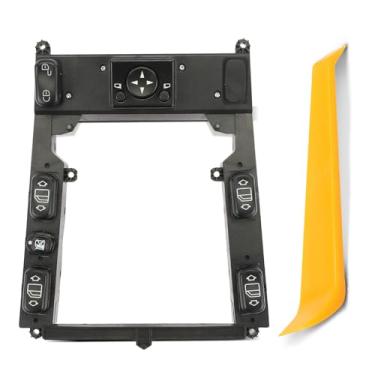 Imagem de A-Premium Interruptor de janela elétrica do console de controle central compatível com Mercedes-Benz W163 Series ML350, ML500, 2004 2005, Sport Utility, Replace# 1638206910, 1638204510
