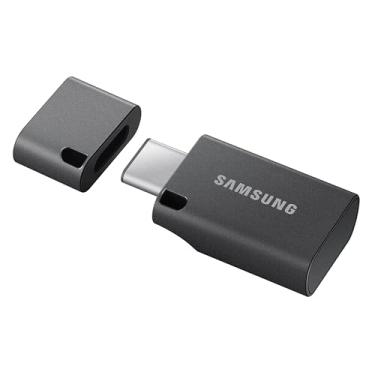 Imagem de Samsung Flash Drive USB 3.2 Gen 1 de 512 GB, 400 MB/s, memória externa e armazenamento para computadores, dispositivos móveis, MUF-512DA4/AM, cinza, 2024