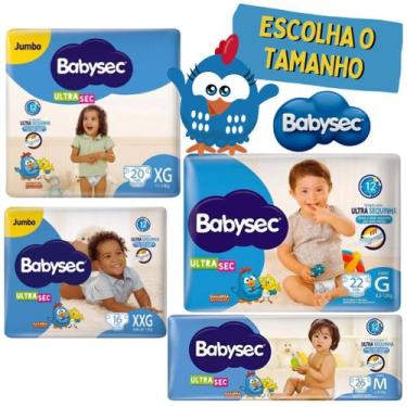 Imagem de Fralda Descartável Babysec Ultrasec Jumbo Todos os Tamanhos, Extra Gra