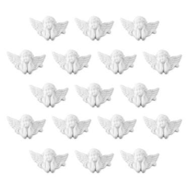 Imagem de Kit 50 Anjos Resina Batizado Lembrancinha - Atacadão da Resina