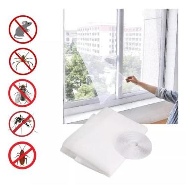 Imagem de 4 Tela Mosquiteira Janela Anti inseto Mosquito 130x150cm Protecao - HM