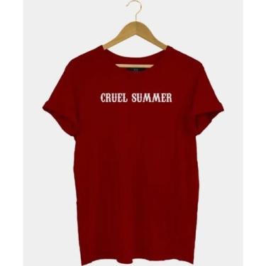 Imagem de Camiseta Feminina Taylor Swift Camisa Baby Look Cruel Summer - SEMPREN