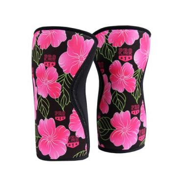 Imagem de Joelheira Neoprene Ajustável Funcional Pro Trainer, Rosa, M