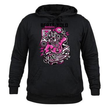 Imagem de Moletom 100% Algodão Flanelado Yolo - Surprass, Preto, M