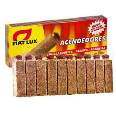 Imagem de Acendedor Em Bastão Churrasqueira Lareira Fogueira- Fiat Lux