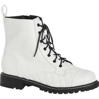 Imagem de City Chic Women's Apparel Bota feminina moderna, branca, 43, Branco, 11 Wide