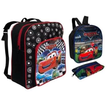 Imagem de Conjunto Escolar De Menino Mochila Pequena Com Lancheira E Estojo - se