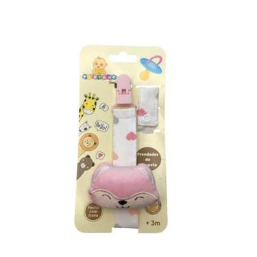 Imagem de Prendedor de Chupeta com Bichinho de Pelucia e Trava Premium - XIKINHA
