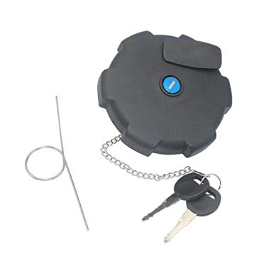 Imagem de Tampa de combustível estilo carro tampa de tanque de combustível tampa de gás para caminhão 20392751/04 para carregador L60 L90 L110 L120 com trava de chave peças externas