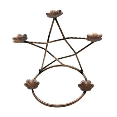 Imagem de Crystal Ball Stand Metal Shape Base Base Base Metal Bas, Ouro Rosa Antigo