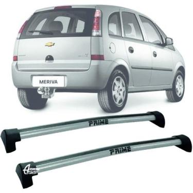 Imagem de Rack Teto Aluminio Prime GM Meriva 02 até 2012 Prata PR017