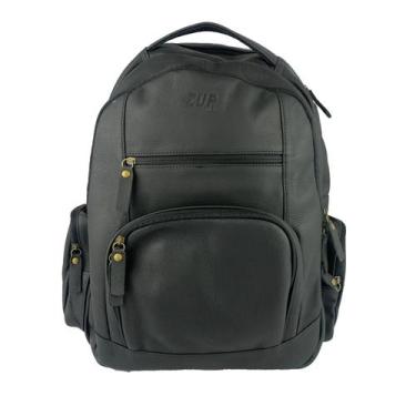 Imagem de Mochila Bolsa De Couro Legitimo Unissex Grande Notebook Anti Furto - L
