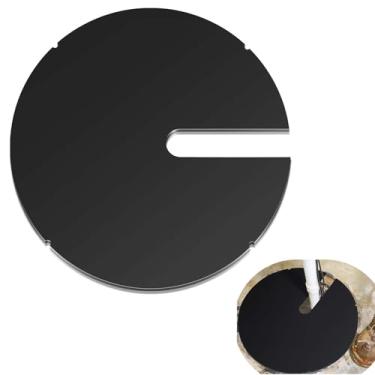 Imagem de Memorywuu Tampa de bomba de depósito de 45,7 cm Tampa de plástico para tanque séptico Tampa para bomba de reservatório de água balde de reservatório externo