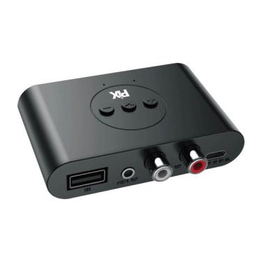 Imagem de Receptor De Áudio Usb Tipo-c Bluetooth 5.0 Nfc C/ P2 E Rca