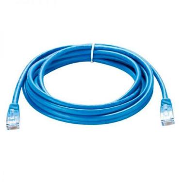 Imagem de Cabo de Rede UTP Cat5e Azul (3m) - Conector RJ45